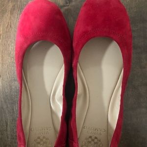 Vince Camuto Red Flats